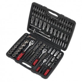 Socket Set 172pc 1/4\" 3/8\" & 1/2\"Sq Drive 6pt WallDriveÂ® Me